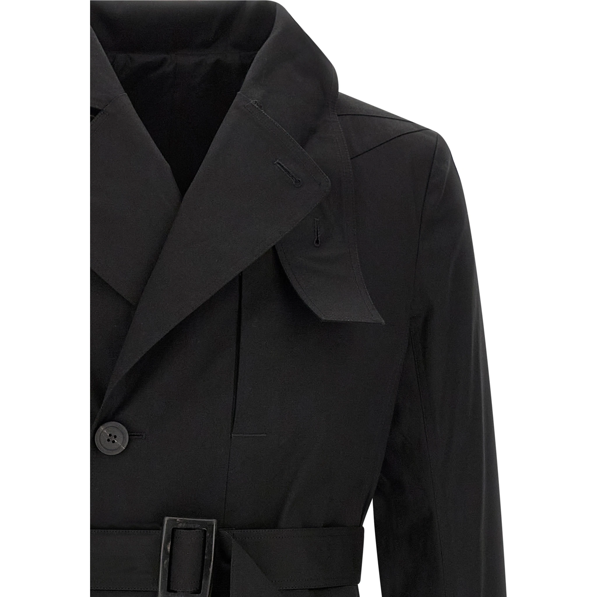 Black Cotton Coat