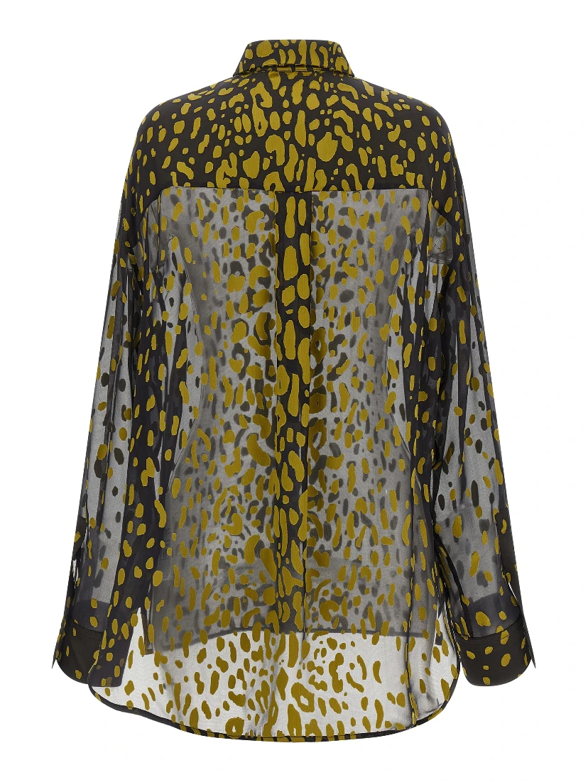 Brown Silk Blouse