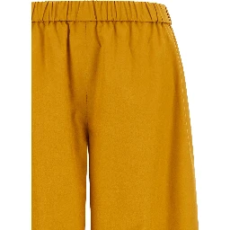 Bicolor Cotton Casual Pants