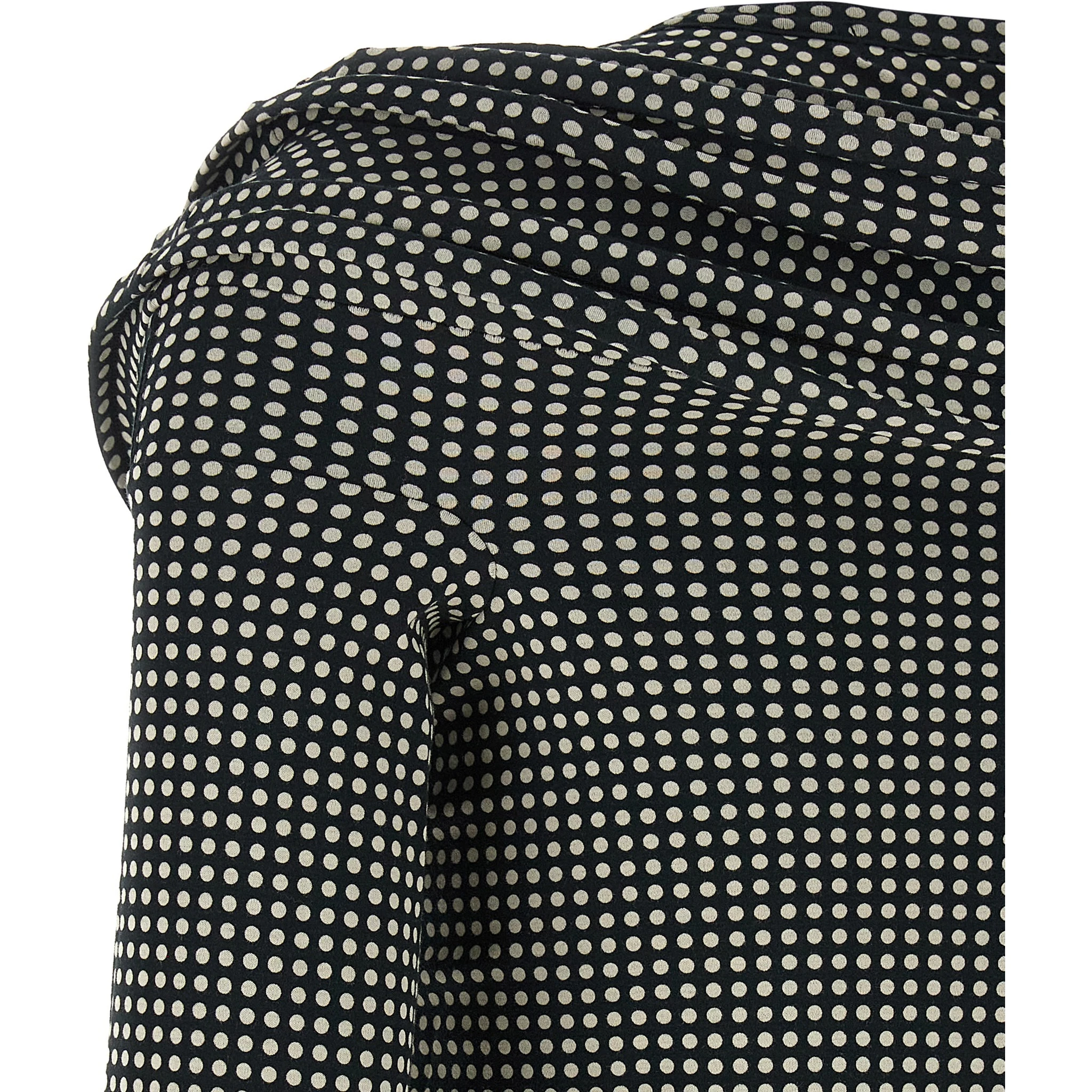 Bicolor Cotton Short Dress