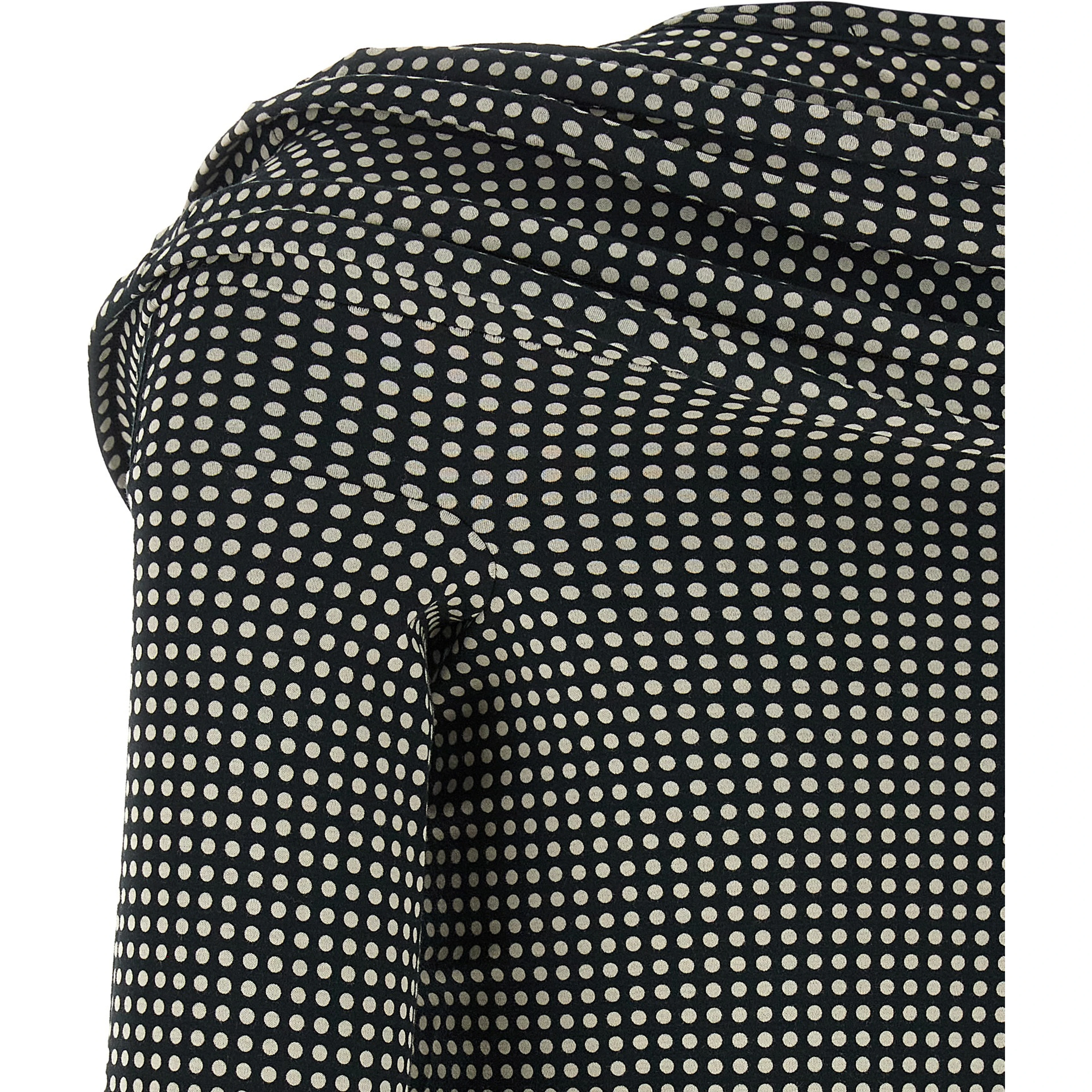 Bicolor Cotton Short Dress