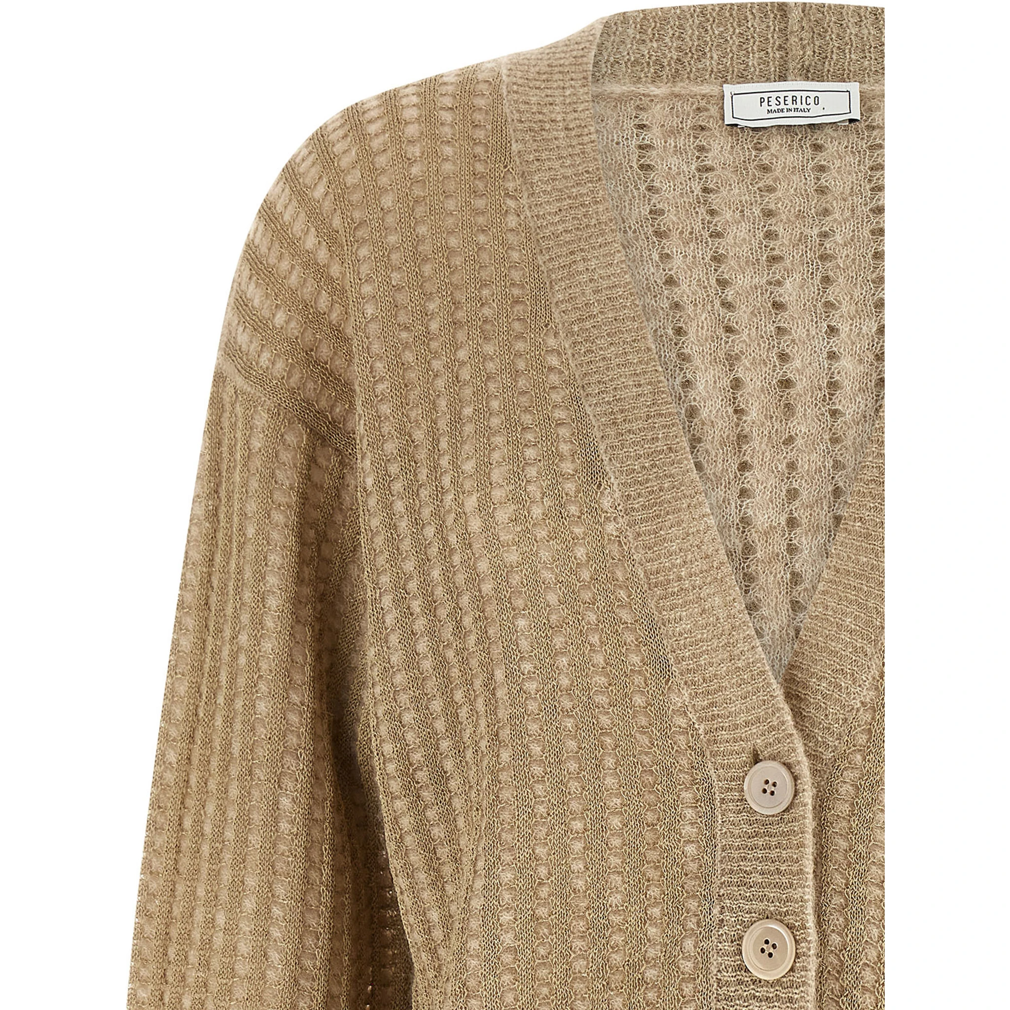 Beige Viscose Cardigan