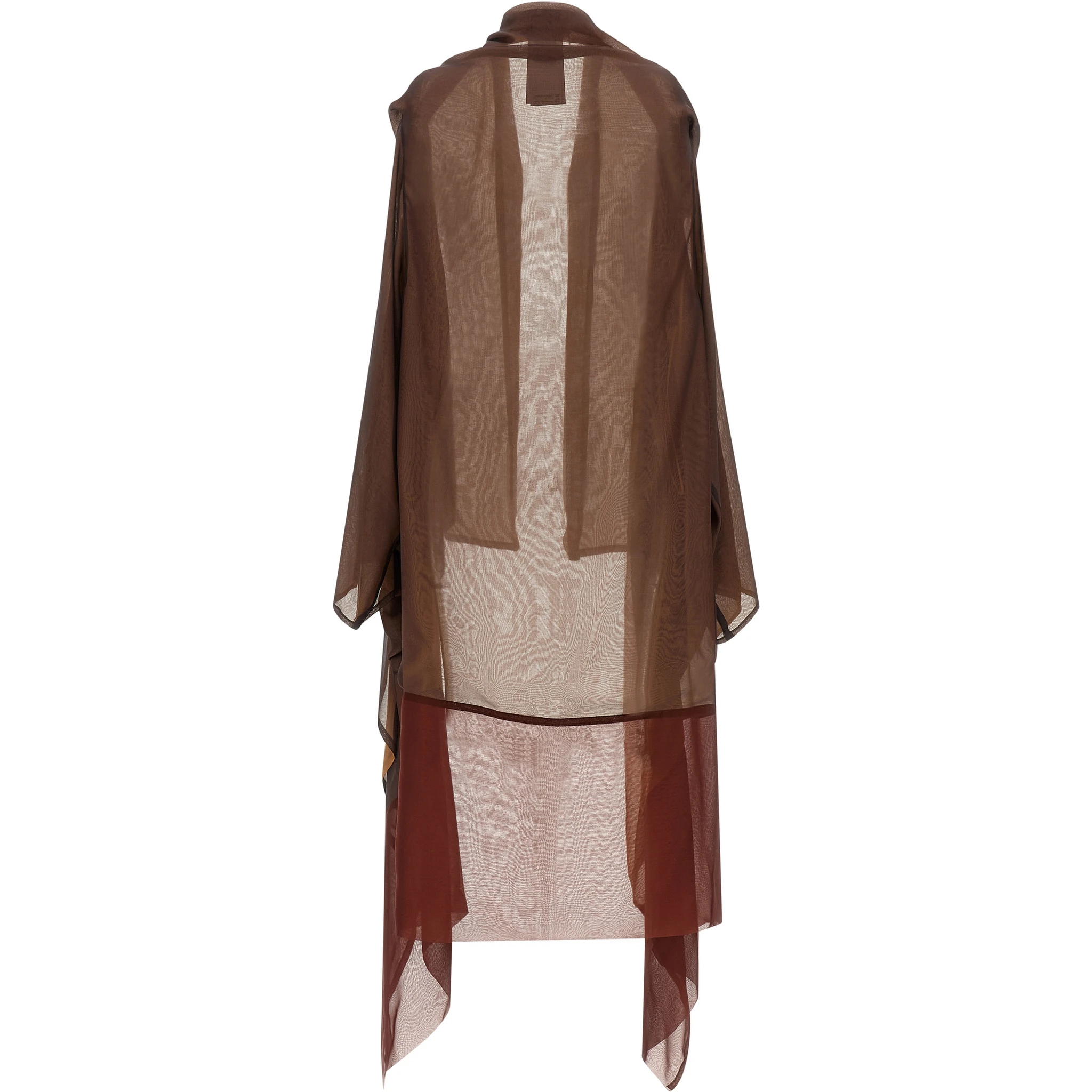 Brown Silk Cardigan