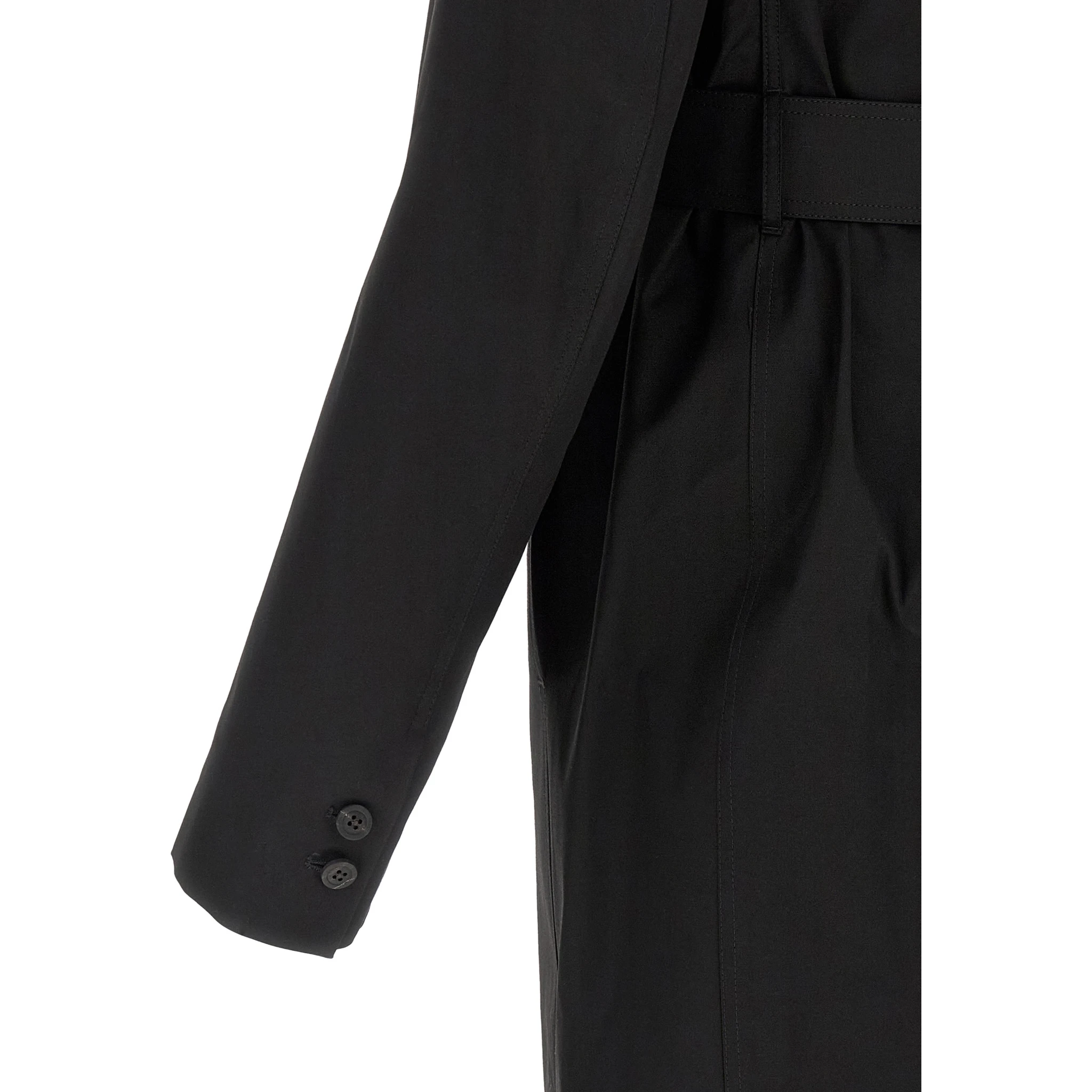 Black Cotton Coat