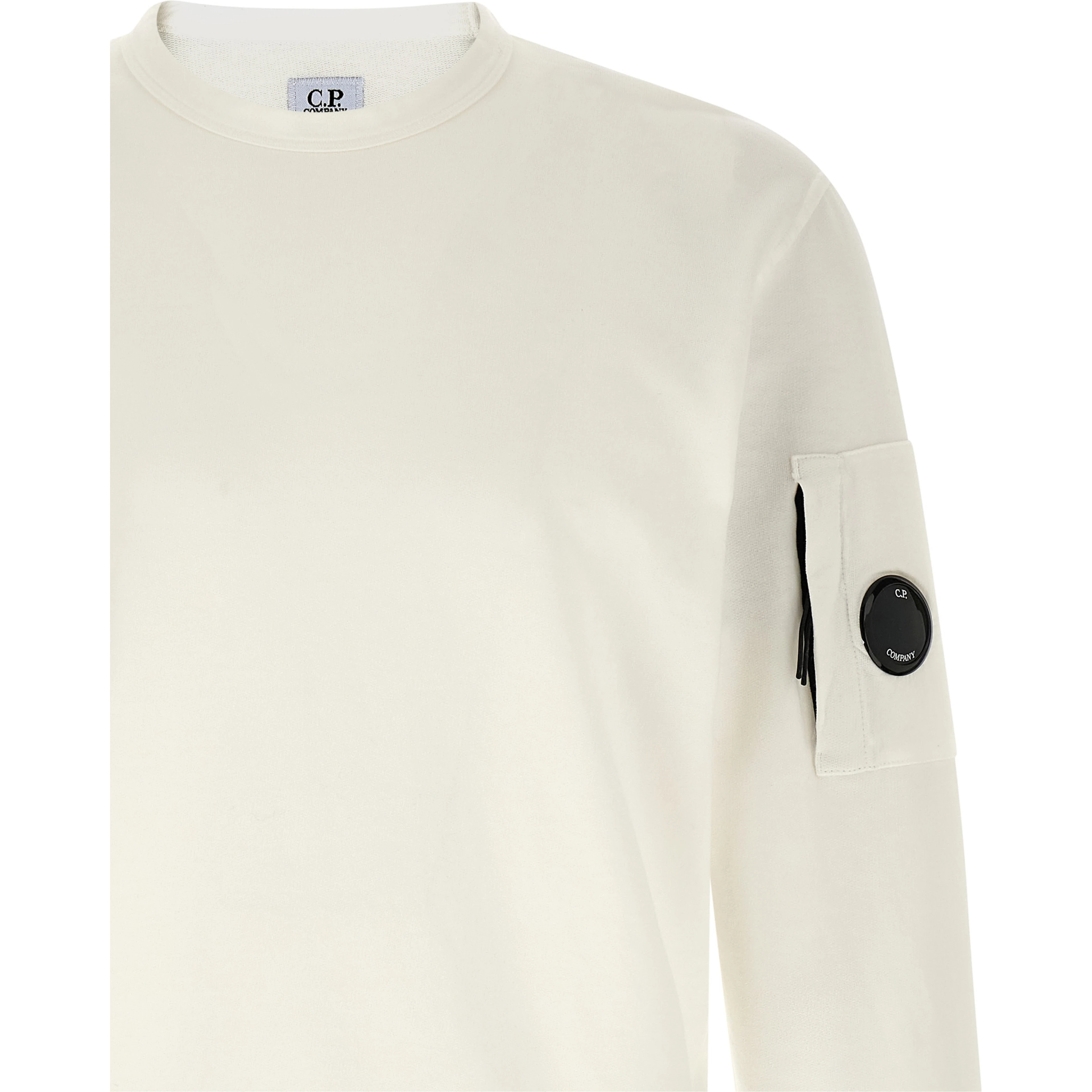White Cotton Sweatshirt