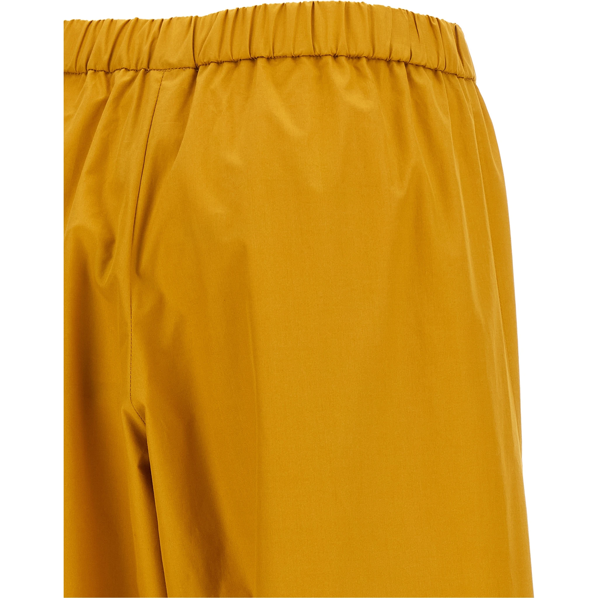 Bicolor Cotton Casual Pants