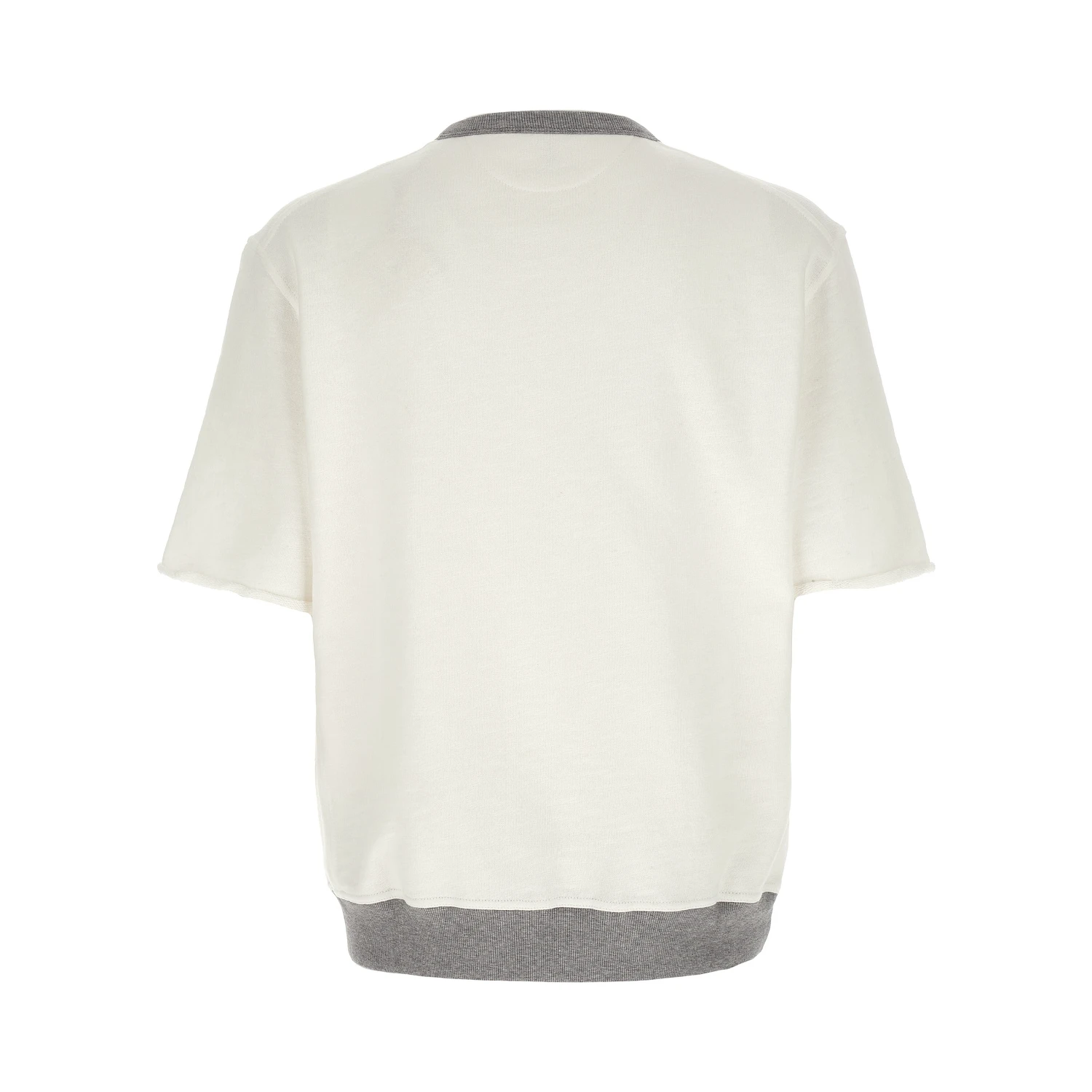 White Cotton Sweatshirt