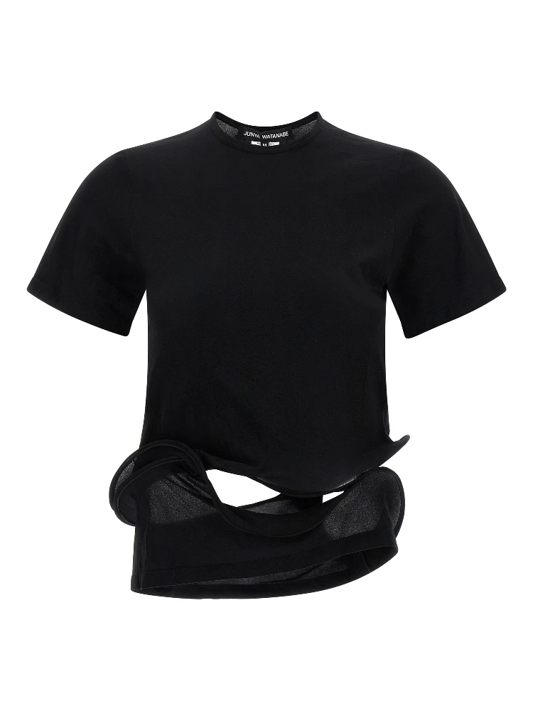 Black Nylon T-Shirt