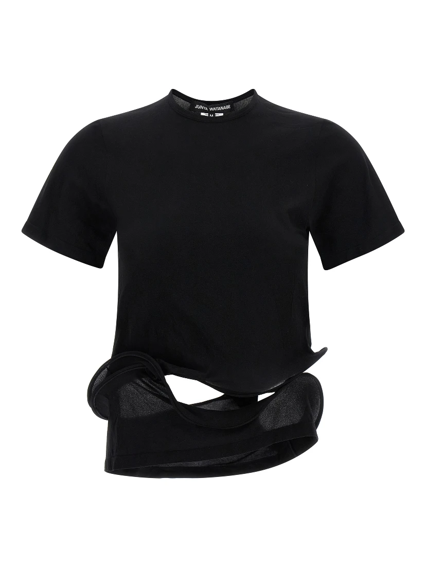 Black Nylon T-Shirt