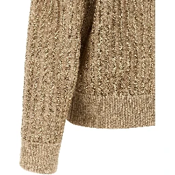 Beige Viscose Cardigan