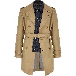 Beige Cotton Coat