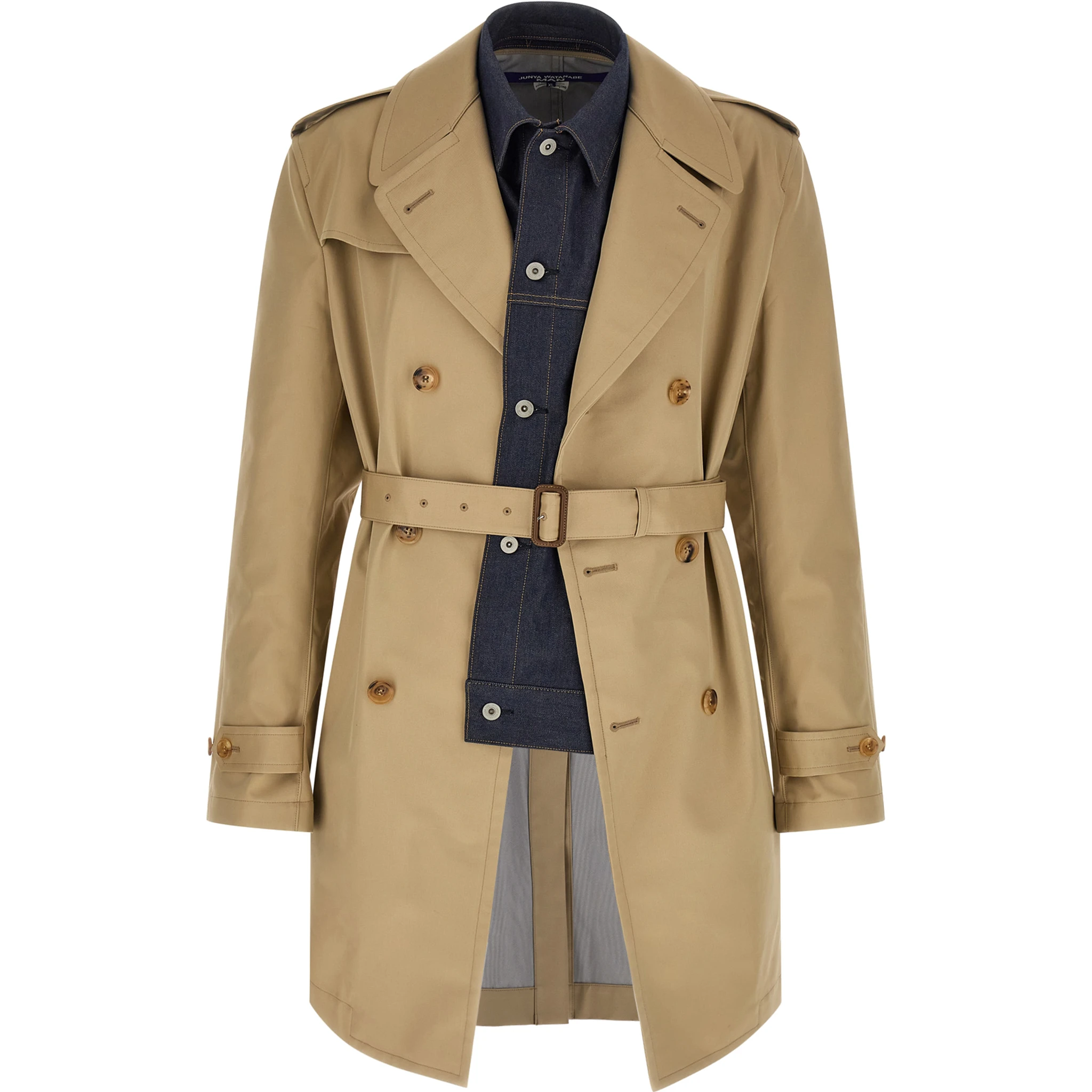 Beige Cotton Coat