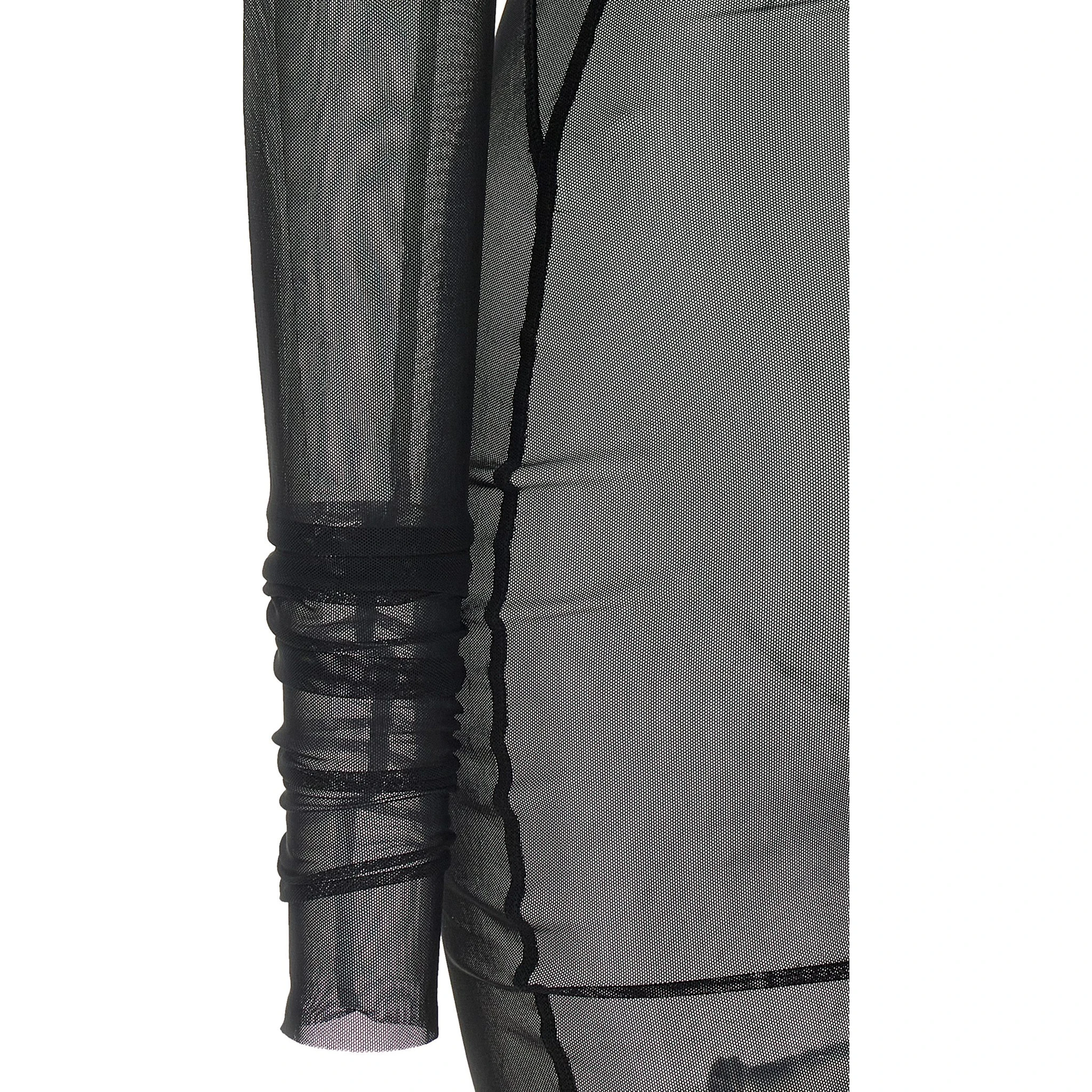 Black Nylon Long Dress