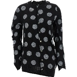 Bicolor Wool Cardigan