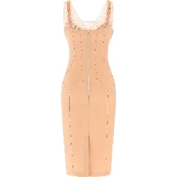 Multicolor Polyamide Midi Dress