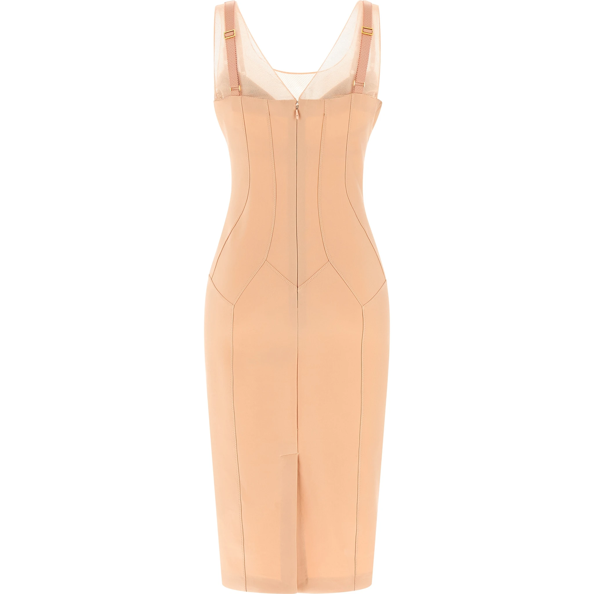 Multicolor Polyamide Midi Dress