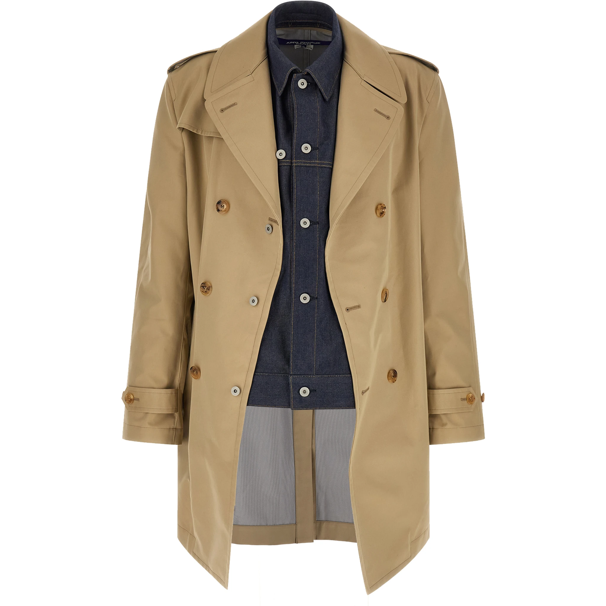 Beige Cotton Coat