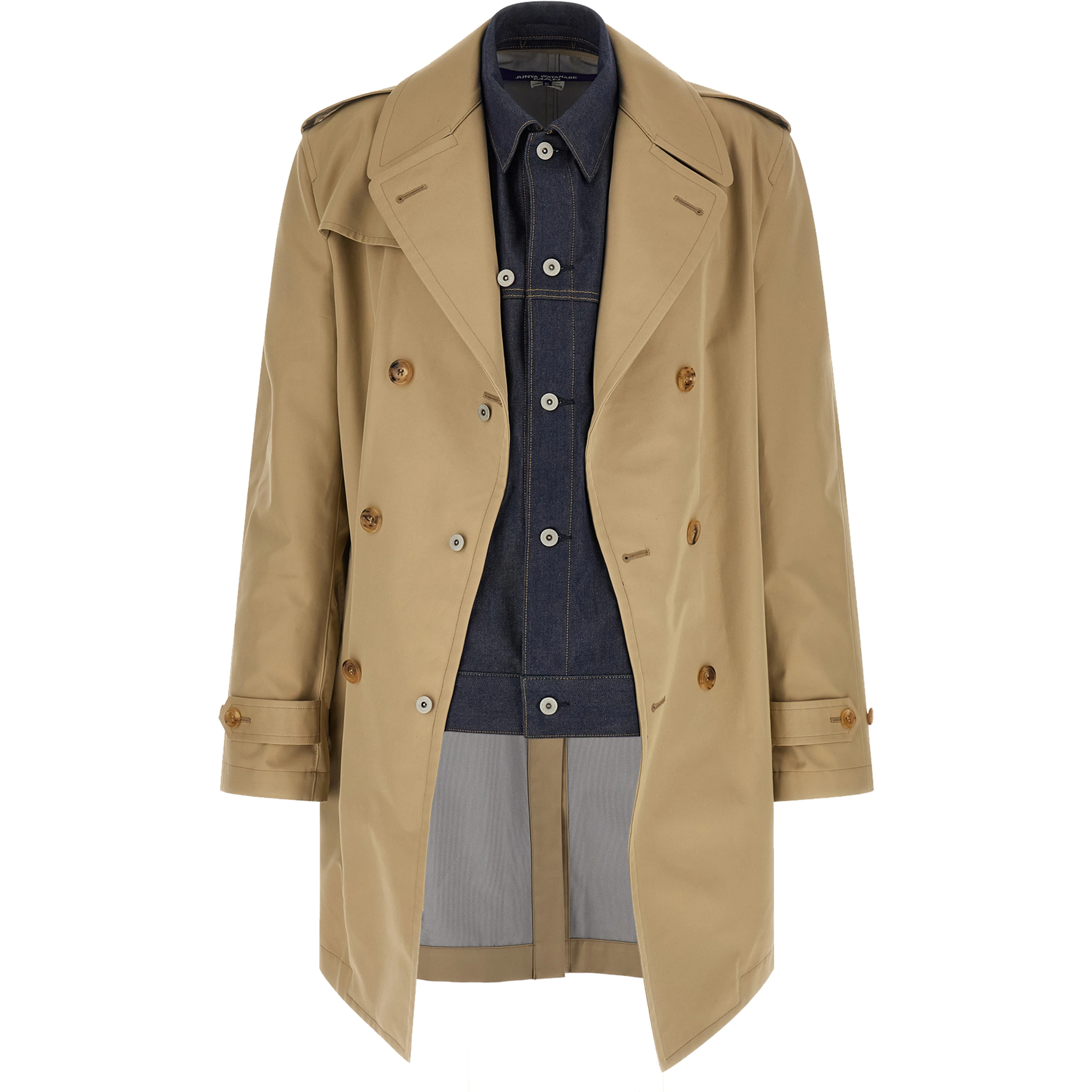 Beige Cotton Coat