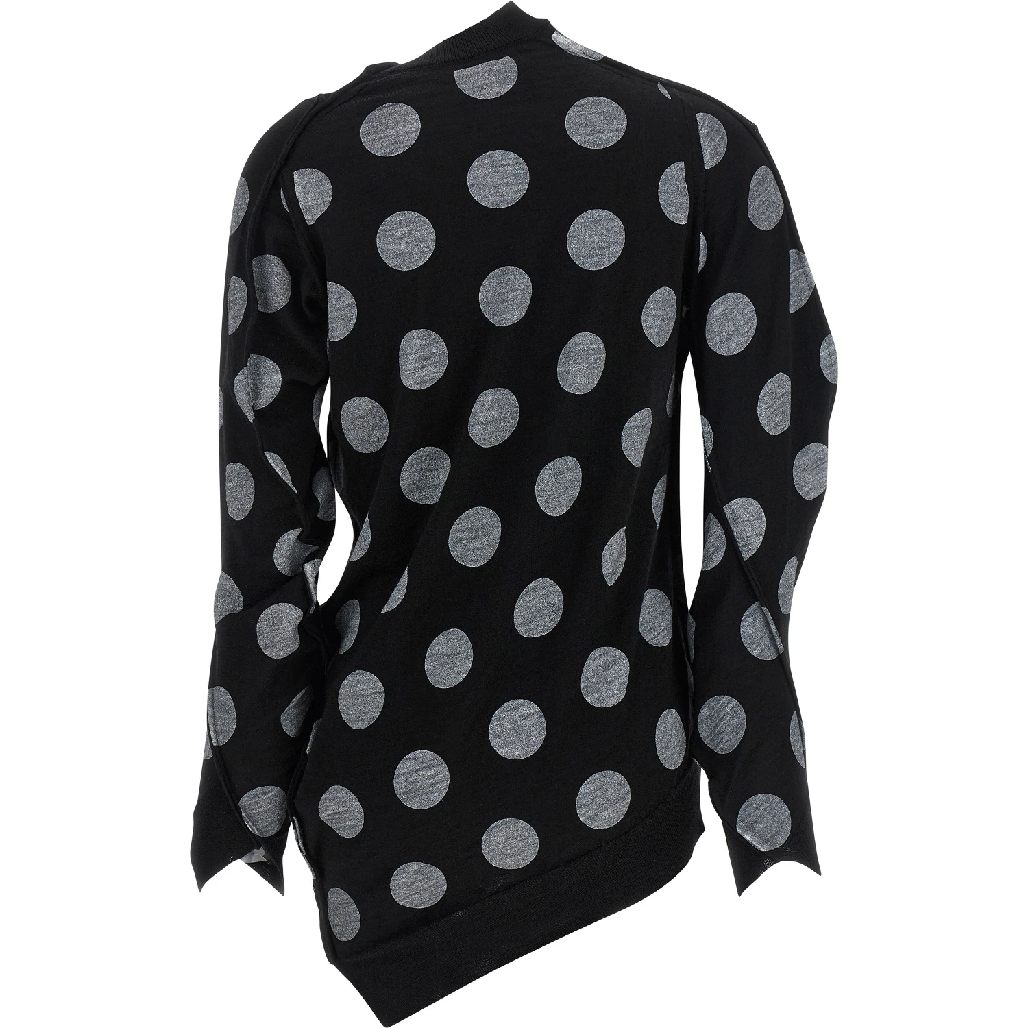 Bicolor Wool Cardigan