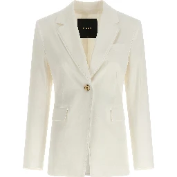 White Linen Blazer