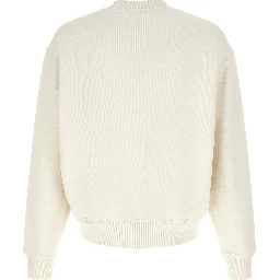 White Cotton Sweatshirt