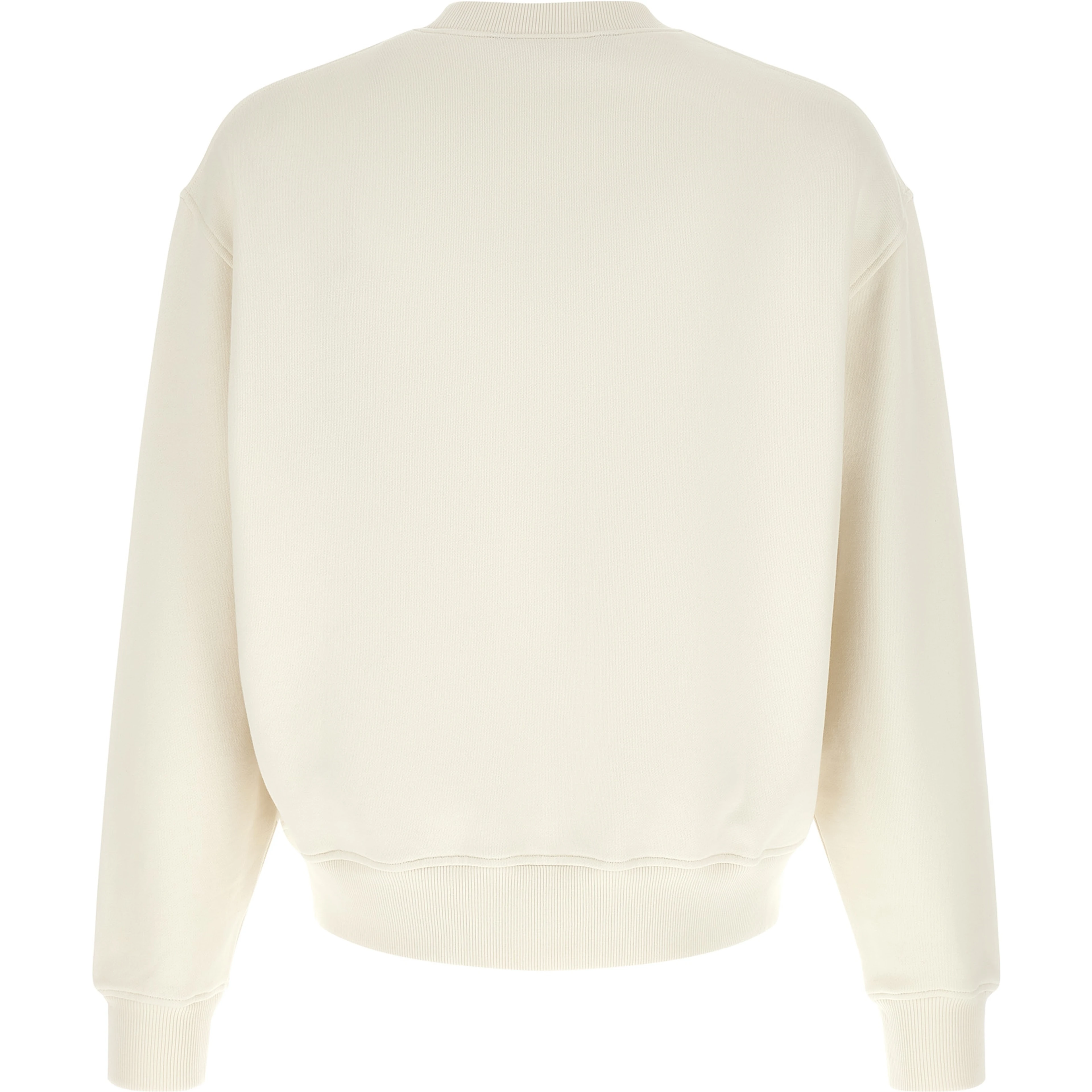 White Cotton Sweatshirt