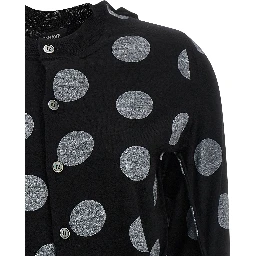 Bicolor Wool Cardigan