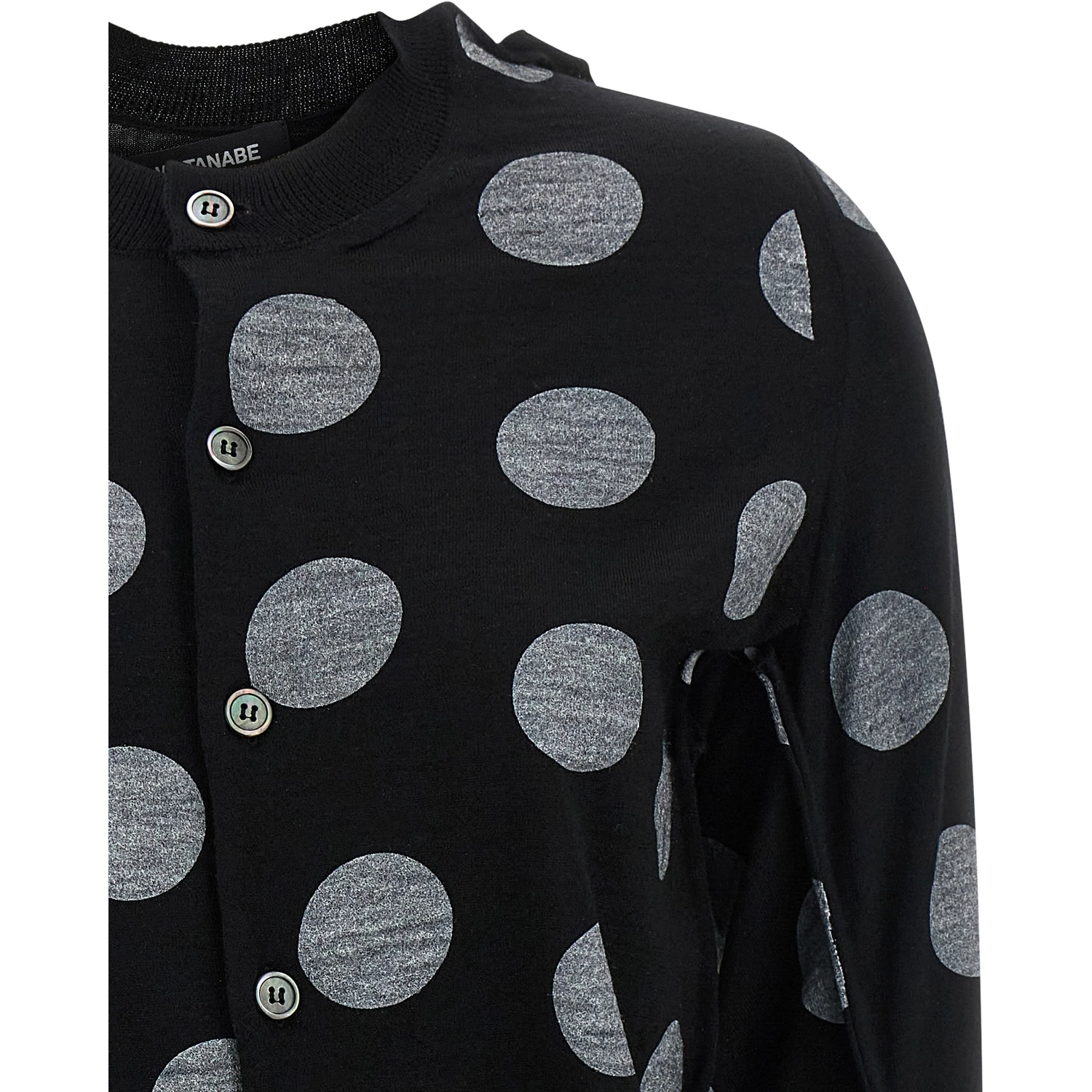 Bicolor Wool Cardigan