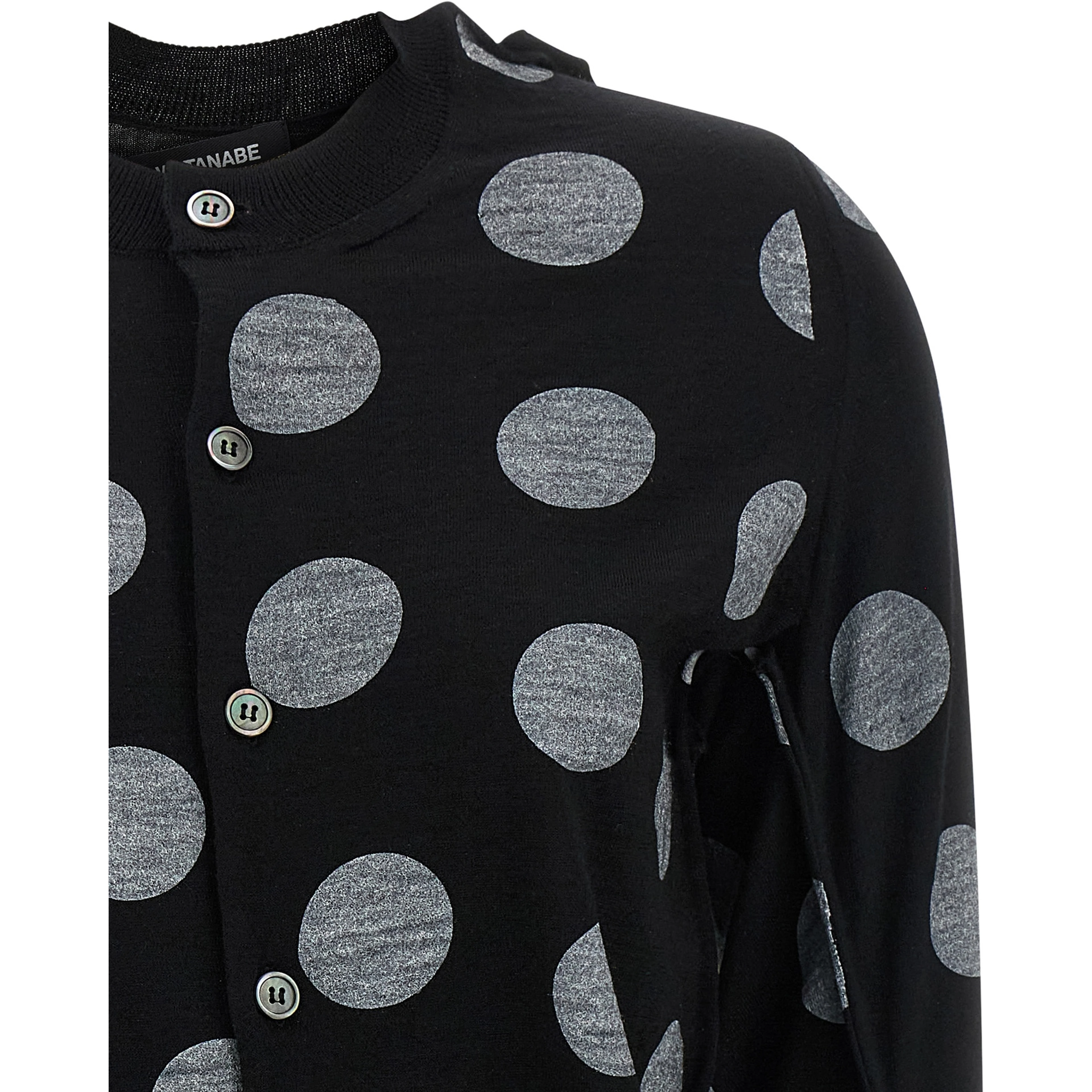 Bicolor Wool Cardigan