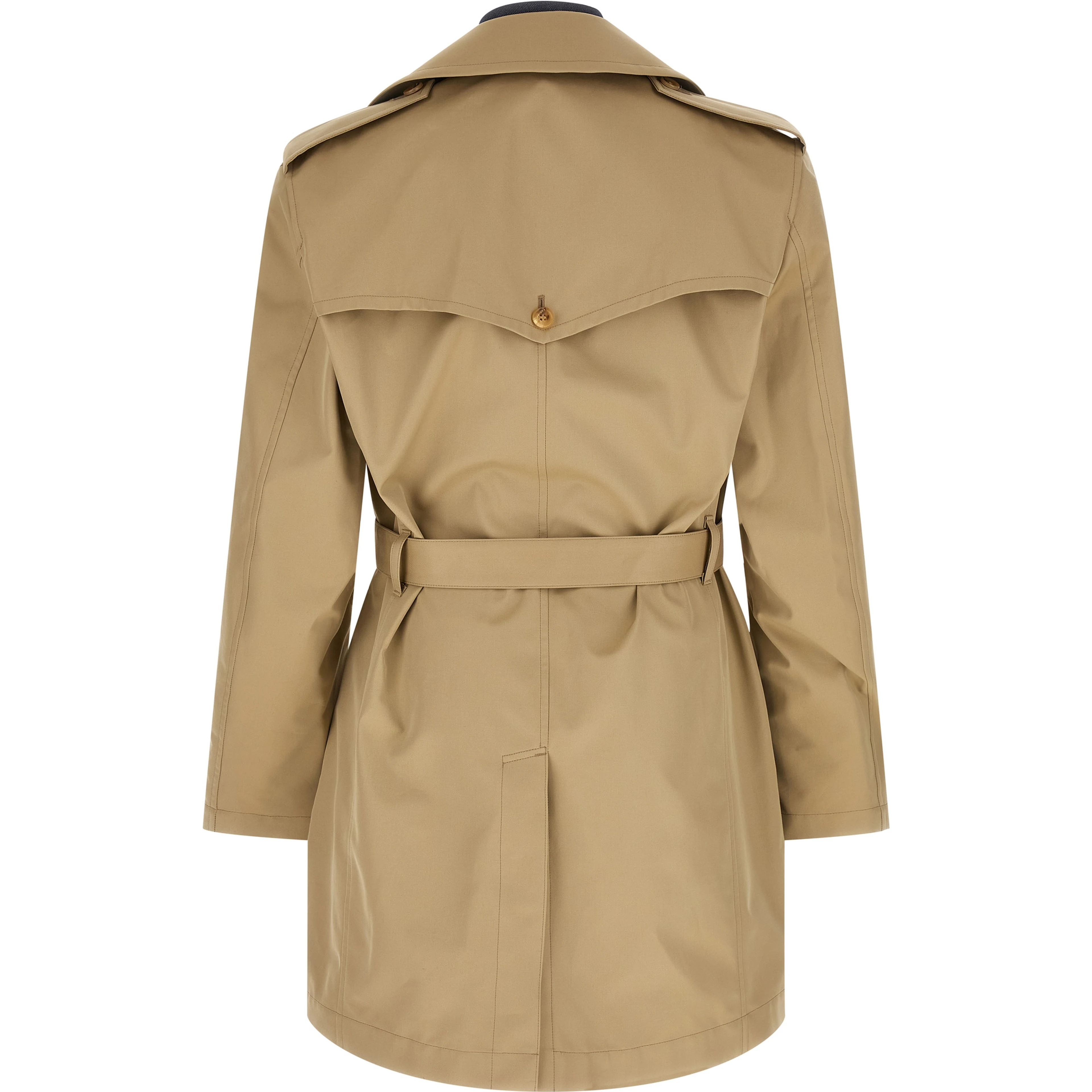 Beige Cotton Coat