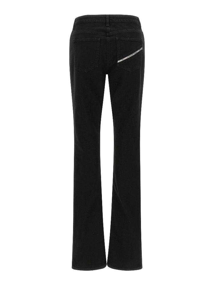 Black Cotton Flared Jeans alternative