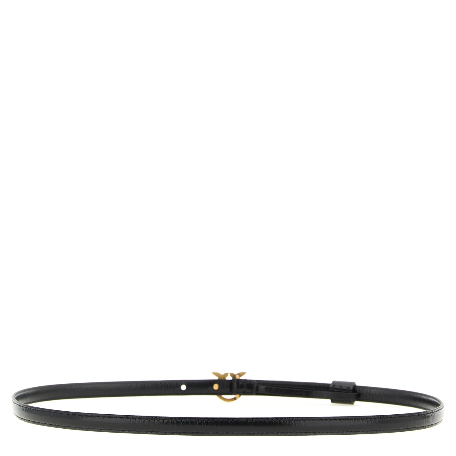 Black Lamb Leather Regular Belt