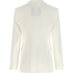 White Linen Blazer