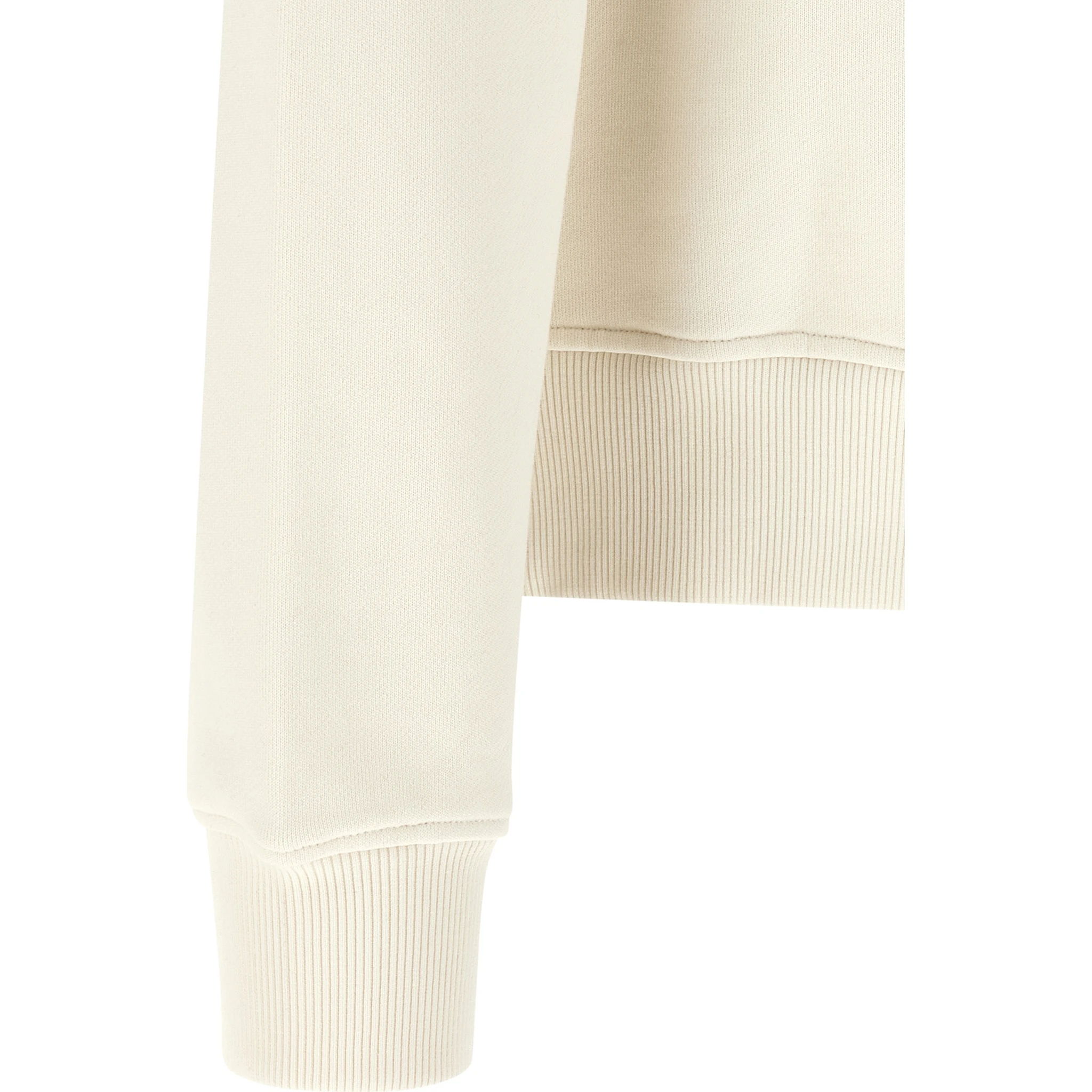 White Cotton Sweatshirt