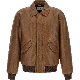Brown Lamb Leather Leather Jacket