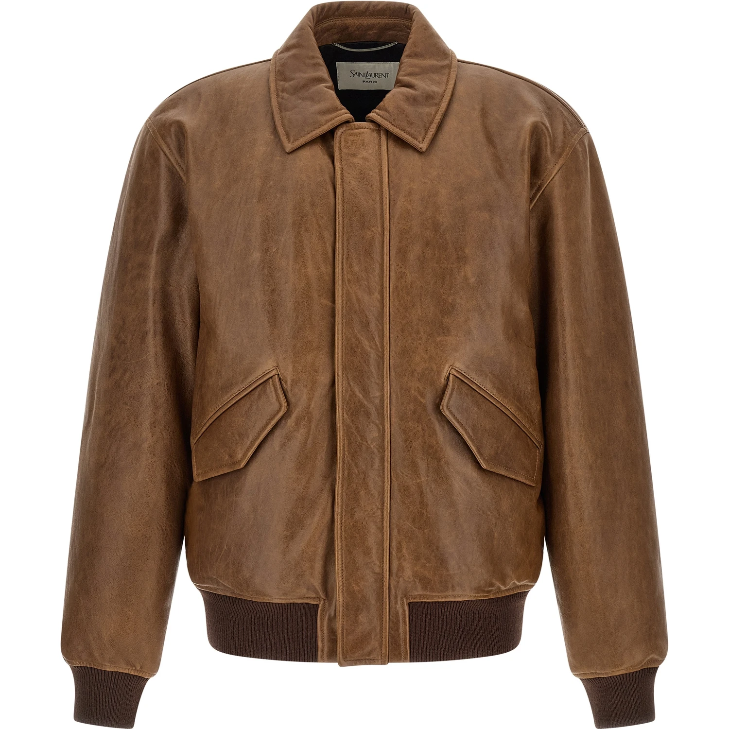 Brown Lamb Leather Leather Jacket