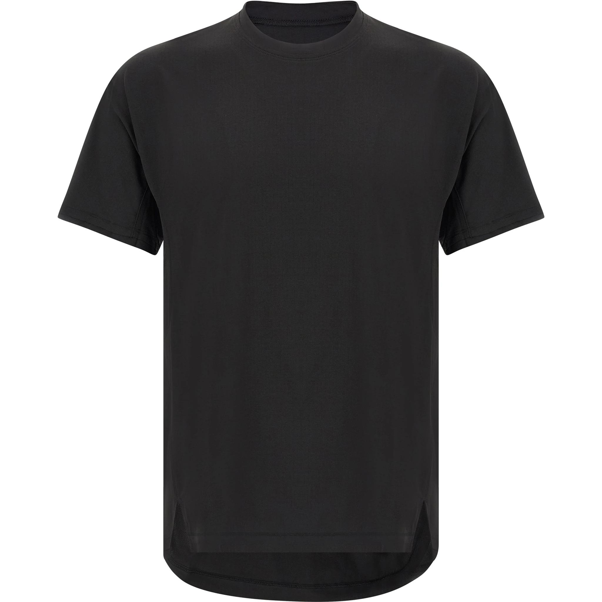 Black Polyester T-Shirt