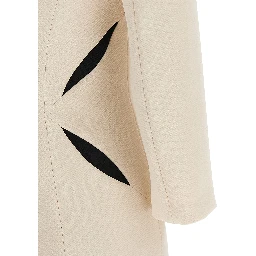 Bicolor Polyester Short Dress
