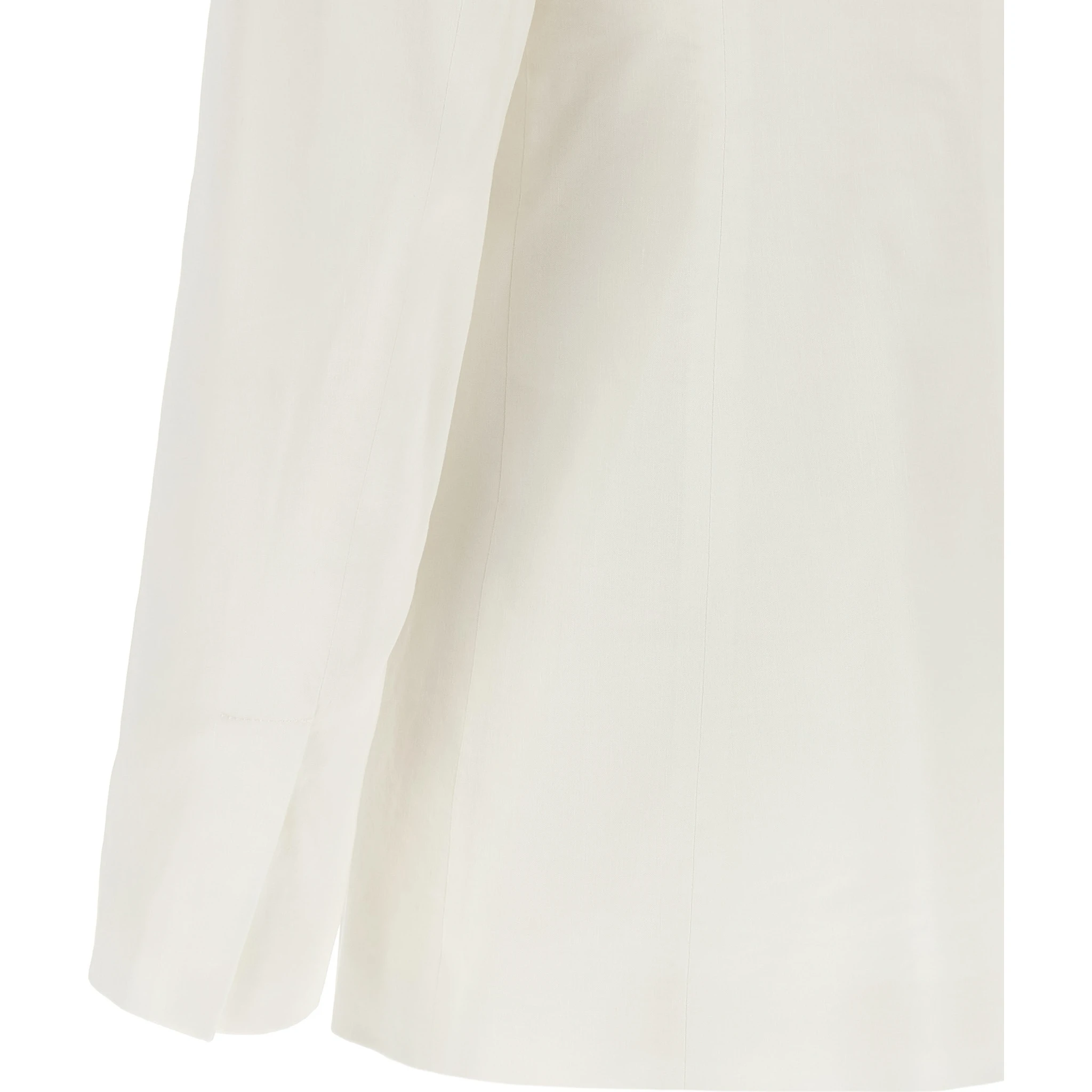 White Linen Blazer