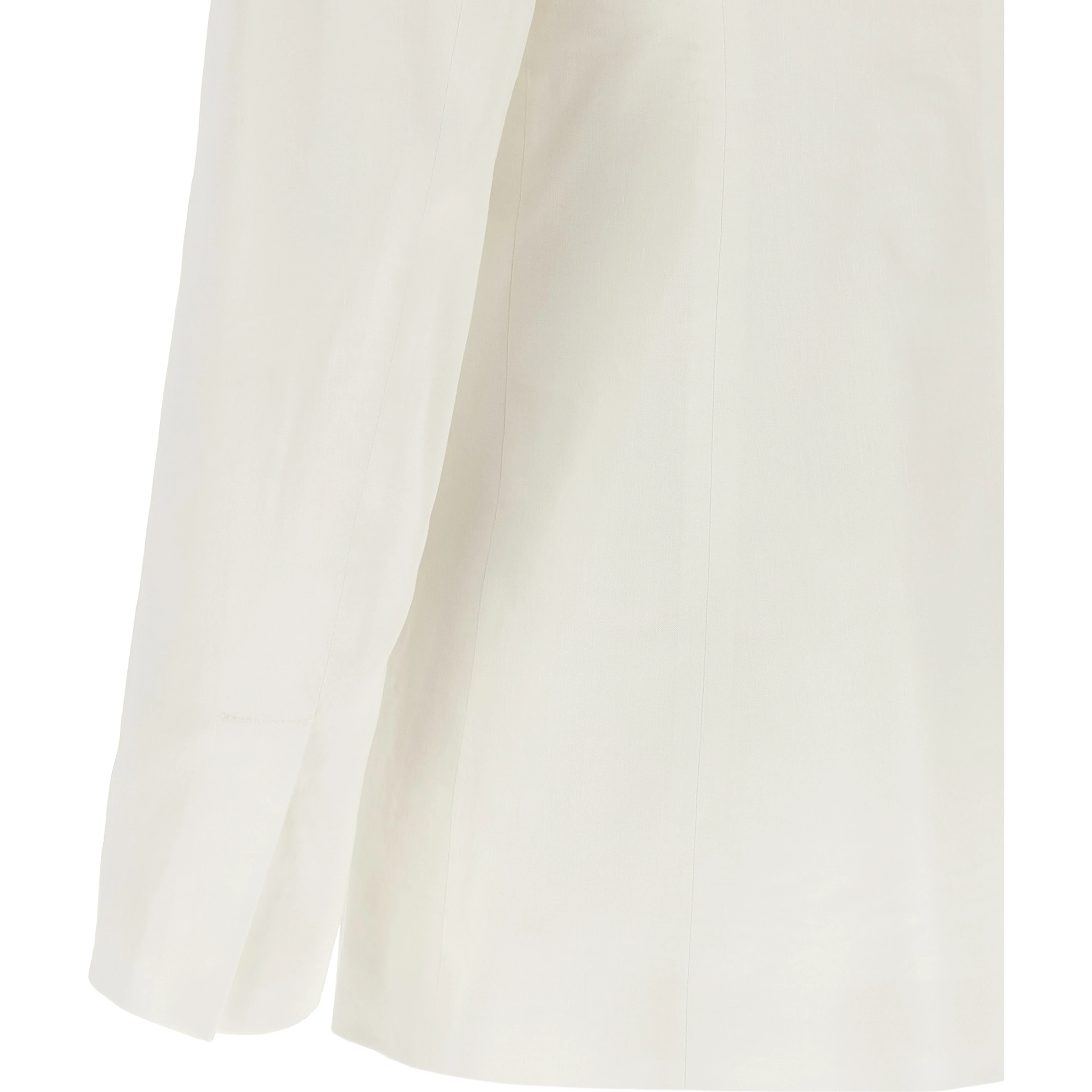 White Linen Blazer