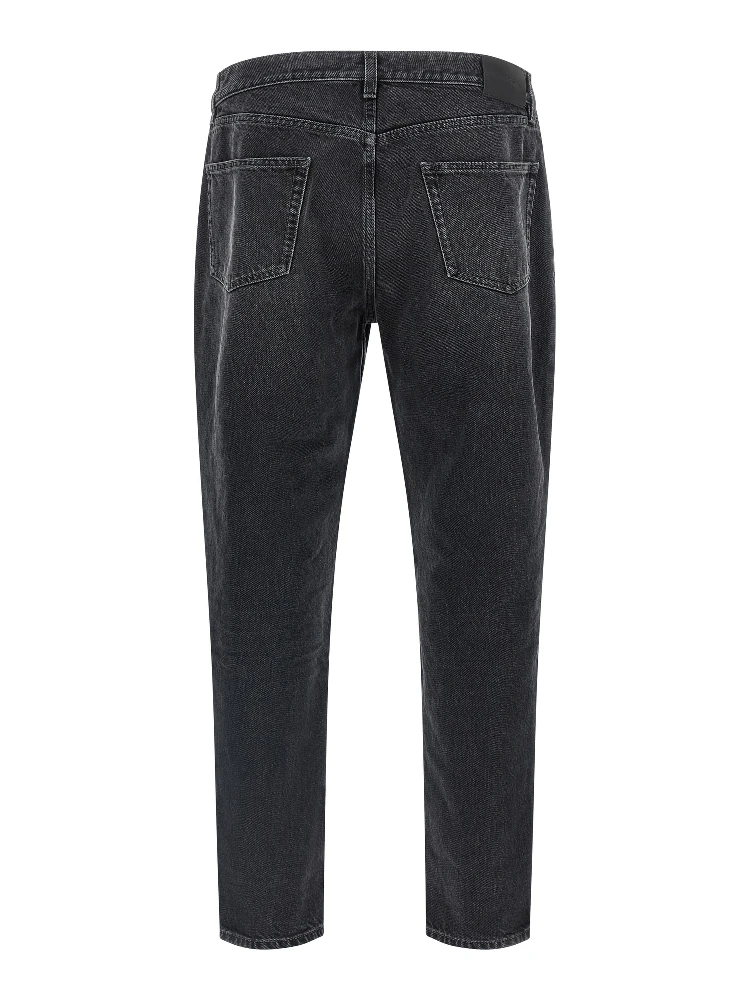 Black Cotton Straight-Leg Jeans alternative