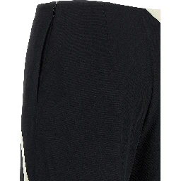 Bicolor Viscose Casual Pants
