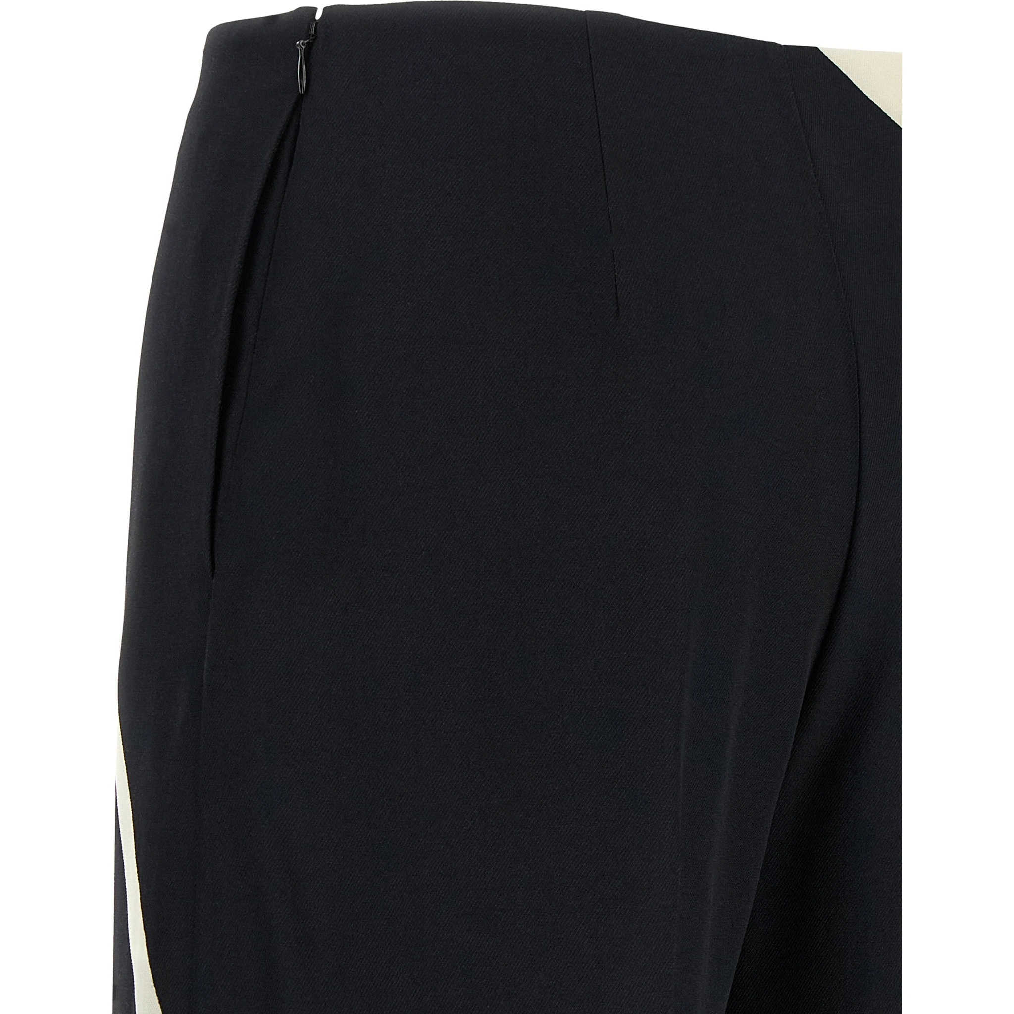 Bicolor Viscose Casual Pants