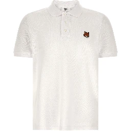 White Cotton Polo Shirt