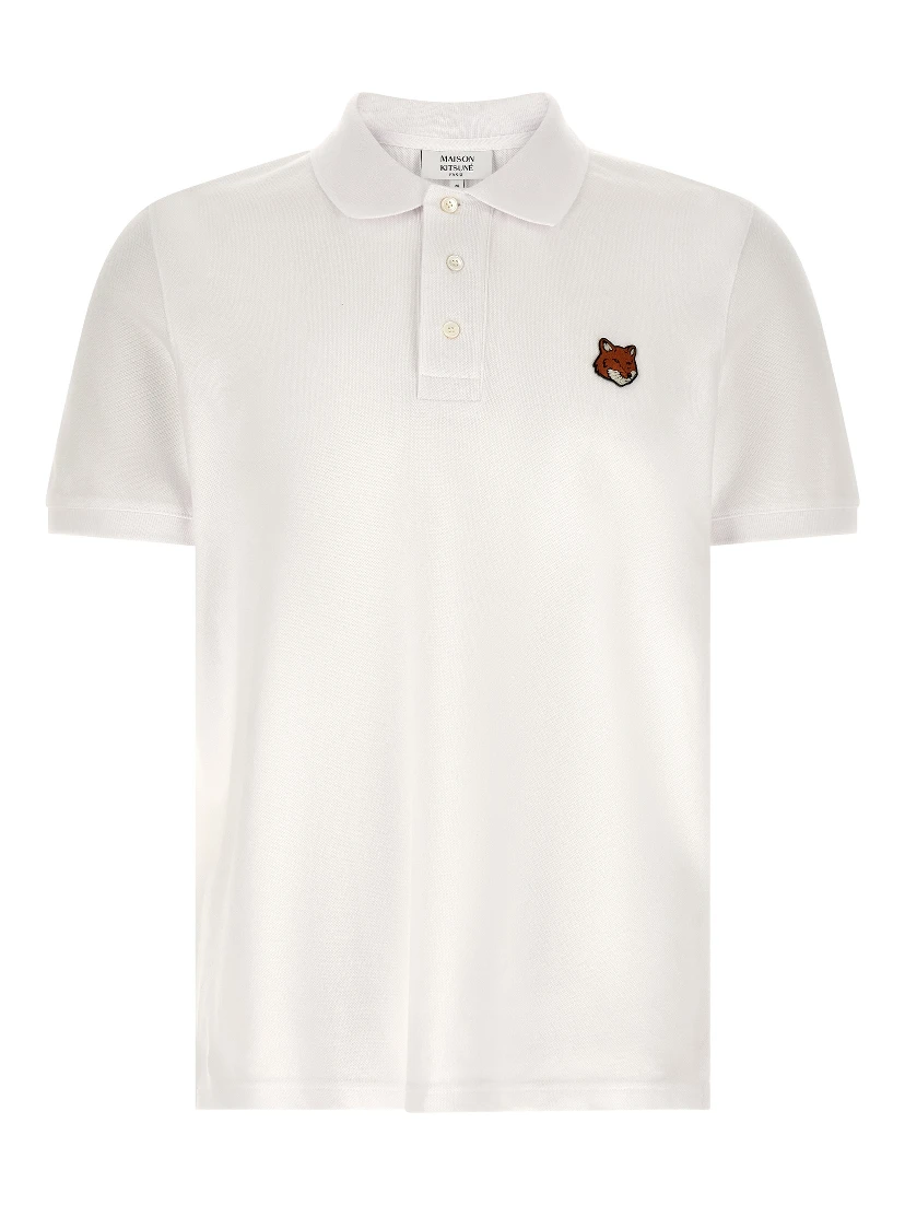 White Cotton Polo Shirt