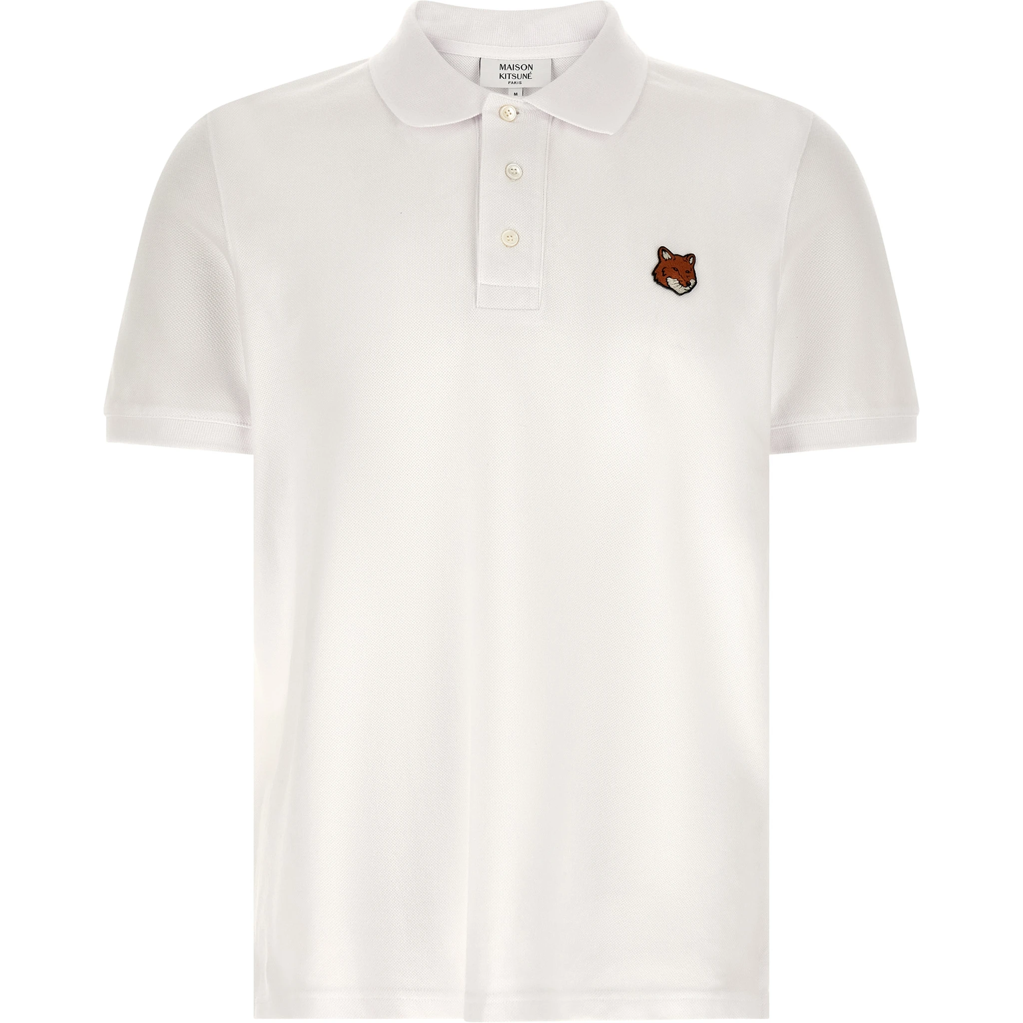 White Cotton Polo Shirt