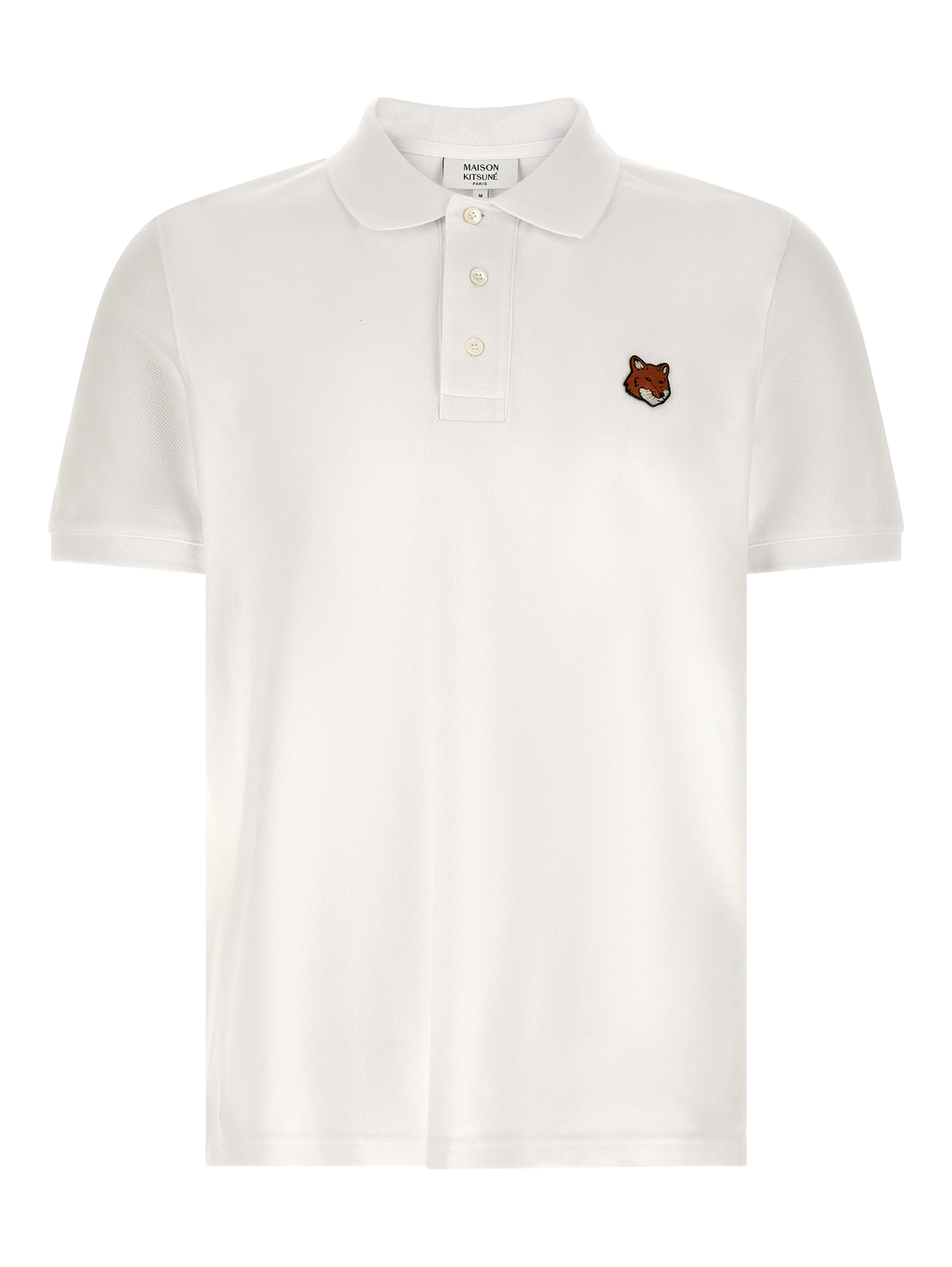 White Cotton Polo Shirt