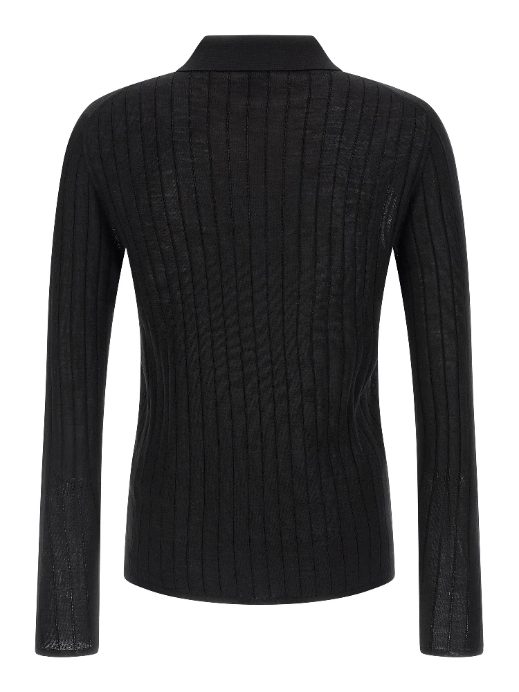 Black Wool Polo Shirt alternative