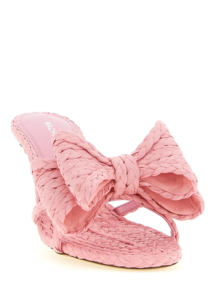 Multicolor Raffia Stiletto Heel Sandals alternative