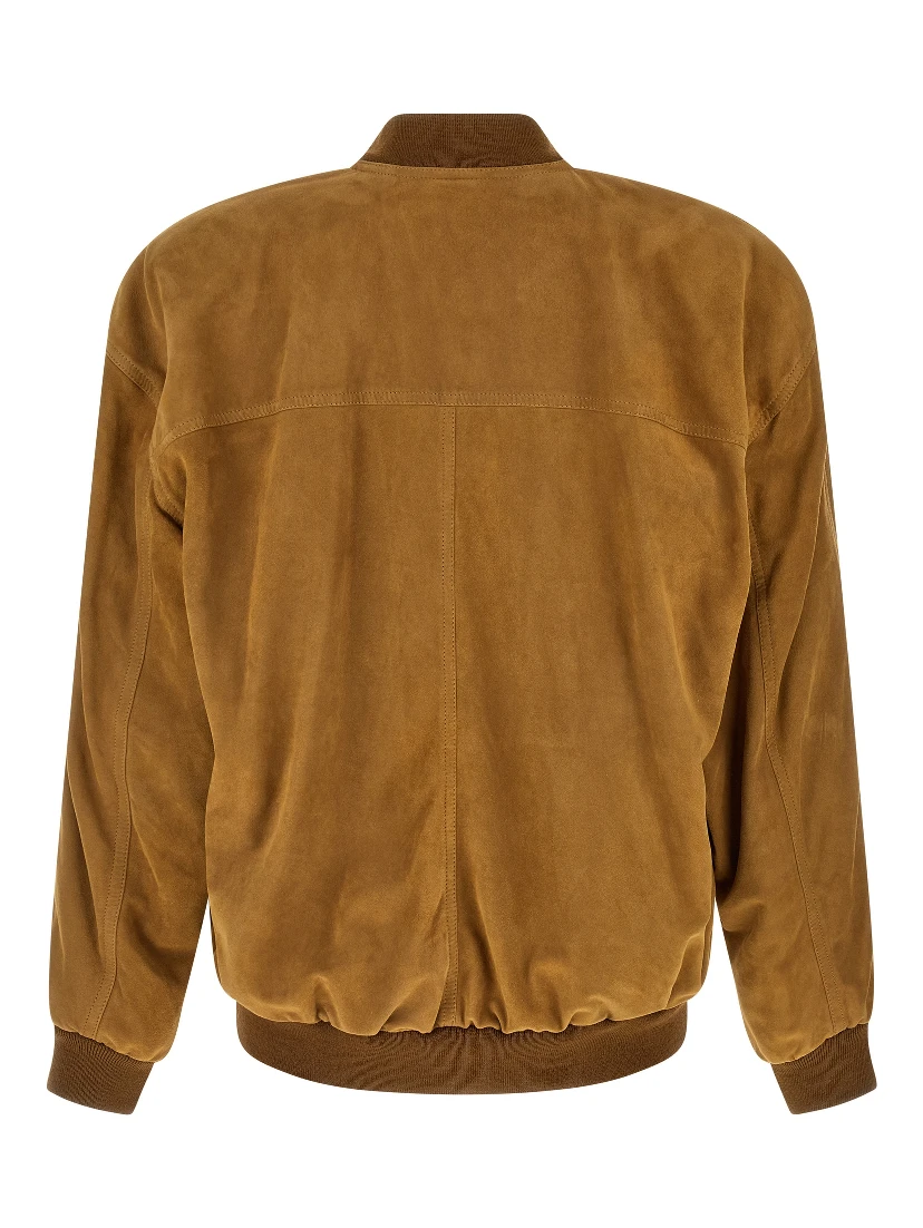 Brown Lamb Leather Leather Jacket